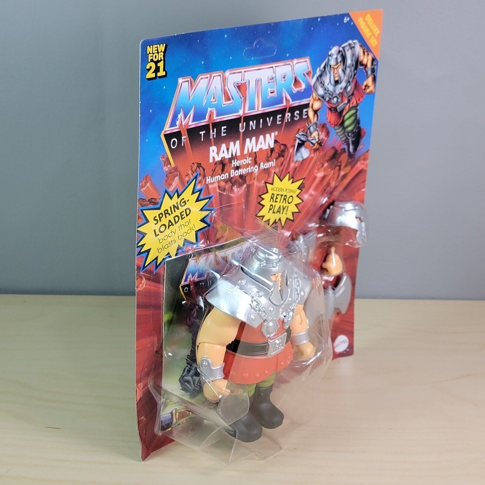 Ram Man Masters of the Universe MUTO Origins 2021 Mattel Deluxe Action Figure - Picture 5 of 5